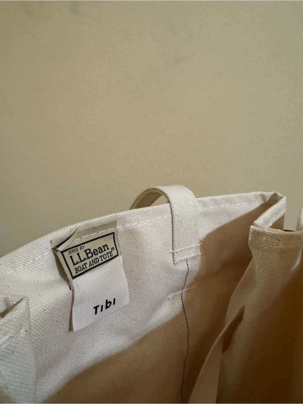 Tibi x L.L. Bean The Re-Imagined Boat and Tote Bag Natural